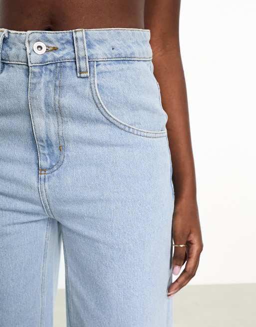 Weekend Collective - Jeans ampi blu lavaggio chiaro vintage, 4 di 5