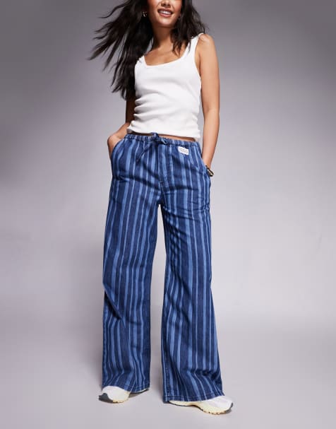 Weekend Collective - Jeans leggeri con motivo gessato - view 1