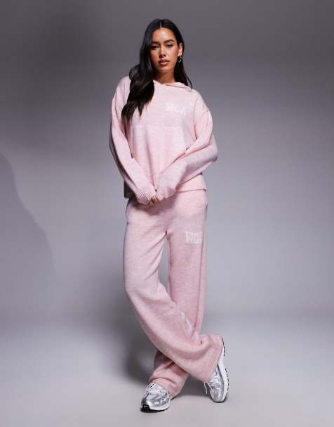 Weekend Collective knitted co-ord in pink - view 1