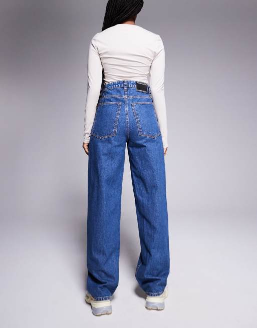 Weekend Collective – Mellanblå, tvättade och baggy jeans med barrelben, 2 av 5