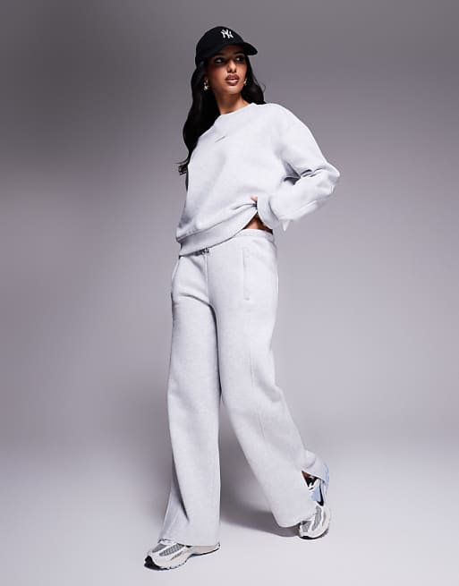 Weekend Collective seamed sweatshirt and sweatpants set in heather gray | ASOS Weekend Collective seamed sweatshirt and sweatpants set in heather gray | ASOS