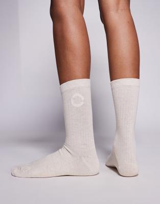 Weekend Collective socks in beige-Neutral