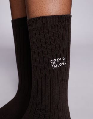 Asos Weekend Collective Weekend Collective Socks In White