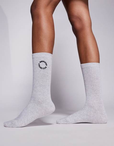 Weekend Collective socks in gray - view 1