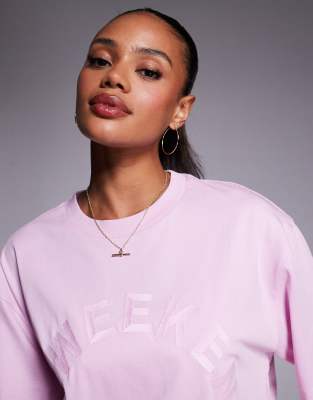 Asos Weekend Collective Weekend Collective T-shirt With Circle Graphic