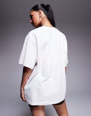 Asos Weekend Collective Weekend Collective T-shirt With Embroidered Chocolate Heart Print