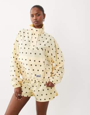 Asos Weekend Collective Weekend Collective Track Jacket In Yellow