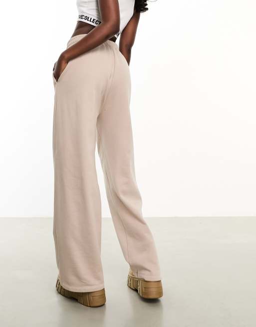 Weekend Collective wide leg sweatpants in camel part of a set ASOS