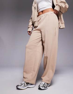 トップス SWEATS COLLECTIVE Weekend Collective zip through sweatshirt and barrel leg