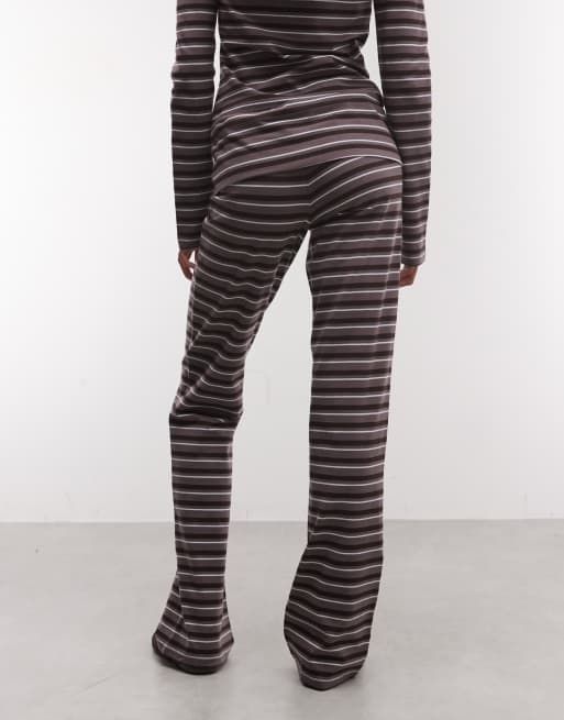 Weekend Colletive co-ord pantaloni con risvolto a righe, 4 di 5