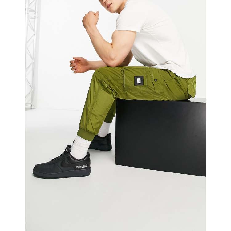 Weekend Offender slim salvador cargo joggers in cactus ASOS