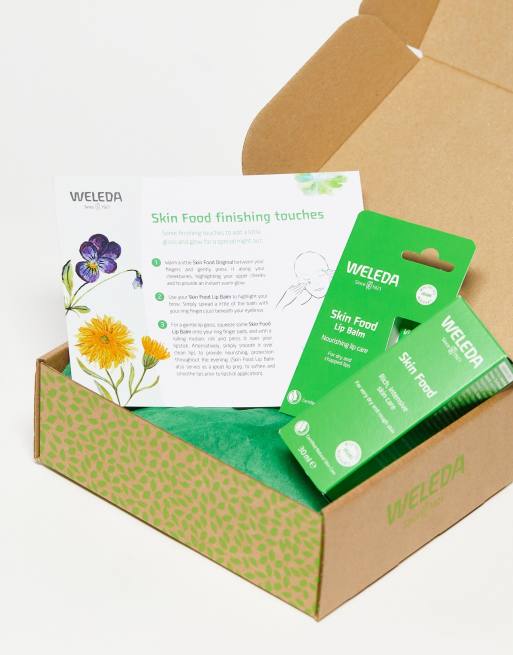 Weleda - Skin Food - Original - Coffret duo soins de la peau avec baume à lèvres, 3 de 4
