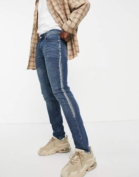 WESC - Alessandro - Skinny fit denimjeans i vintage mellemvasket blå - view 1
