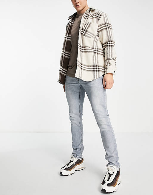 WESC Alessandro skinny fit jeans in lightwash