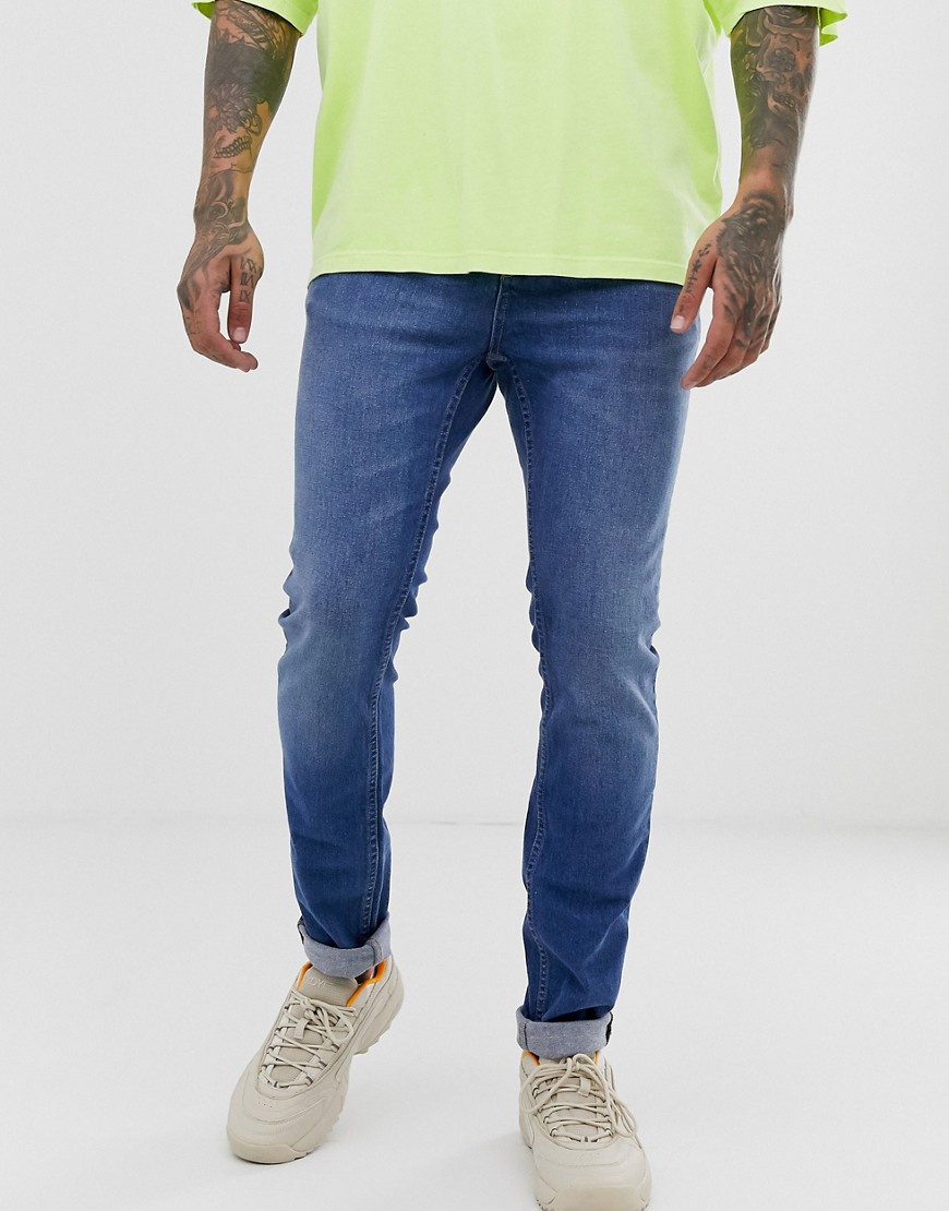 WESC - Alessandro - Skinny-fit jeans-Blauw