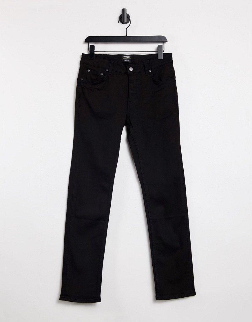Wesc Eddy Slim Fit Jeans-black