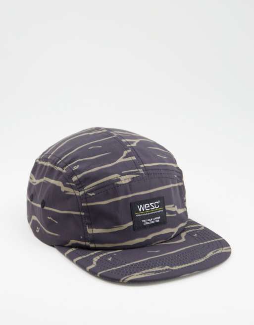 WESC - Camper - Casquettes 5 empiècements à motif vagues abstraites