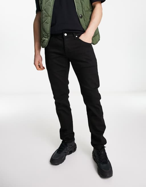 WESC Eddy slim fit jeans in black | ASOS