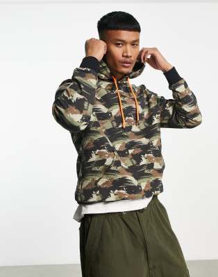 WESC hoodie in camo print  - ASOS Price Checker