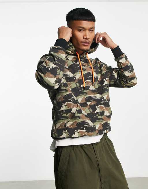 Camo print hoodie sale