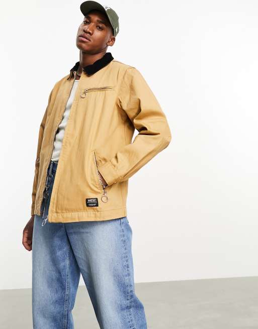 WESC jacket in brown | ASOS