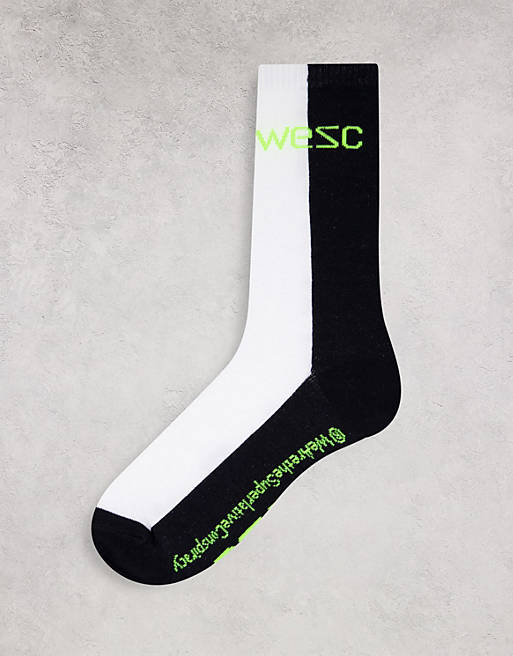 WESC kennedy colorblock socks