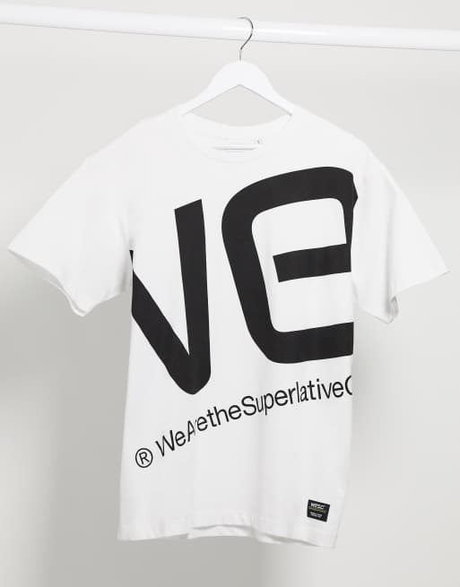 WESC – Mason Blown Up – T-Shirt mit Logo