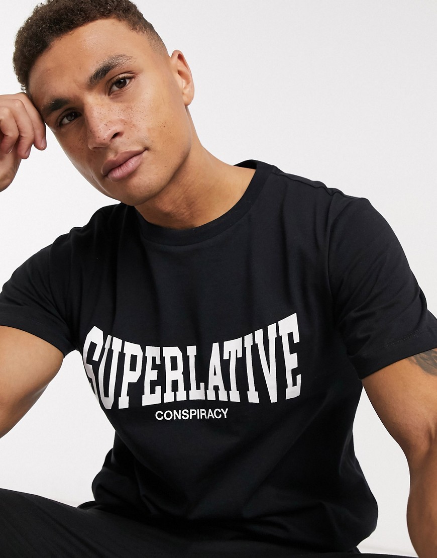 Wesc Max Superlative Logo T-shirt-black
