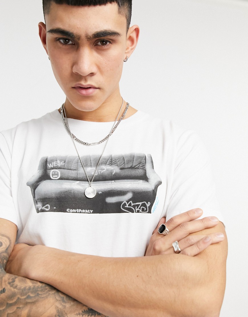 Wesc Max Wasted Youth Aw20 T-shirt-white