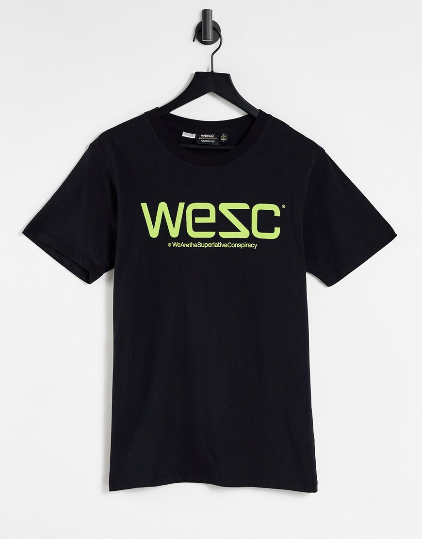 WESC max wesc logo t-shirt-Black