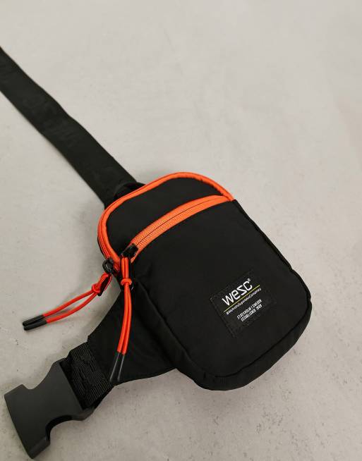 WESC mini crossbody bag in black | ASOS