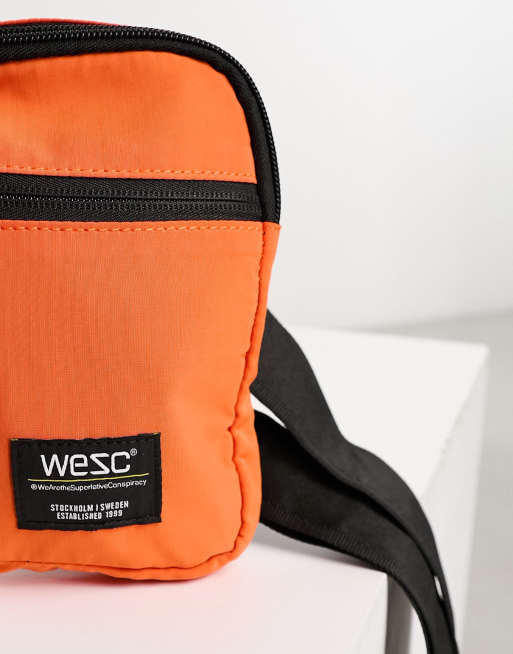 Orange crossbody best sale bag mens