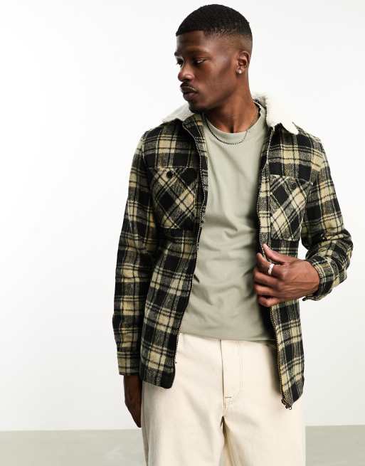 The New County Coach Jacket In Check With Taping, $28, Asos