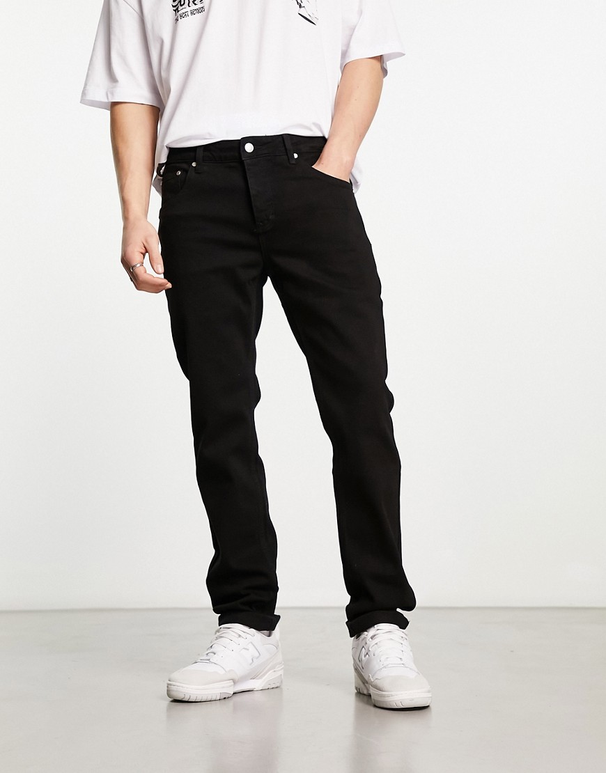 WESC relaxed fit jeans in black