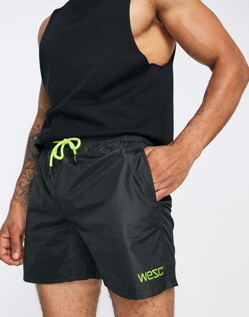 WESC running short in black