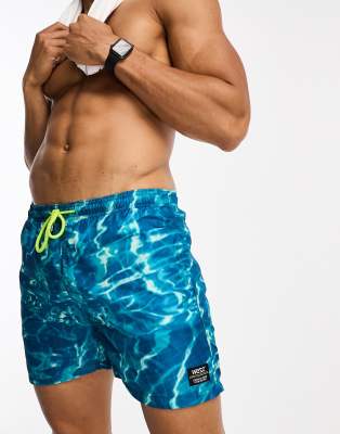 WeSC swim shorts in blue