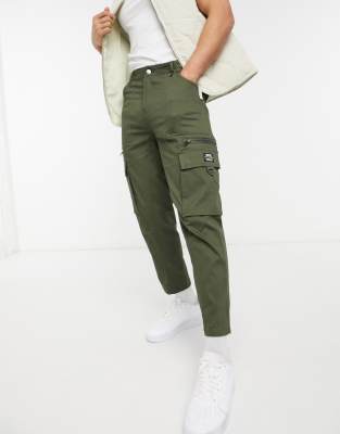 tapered utility trousers