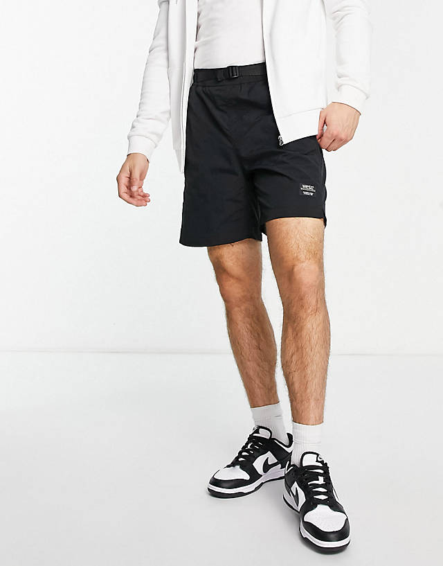 WESC - utility shorts in black