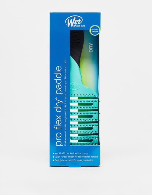 Wet Brush - Flex Dry paddle borstel in blauw