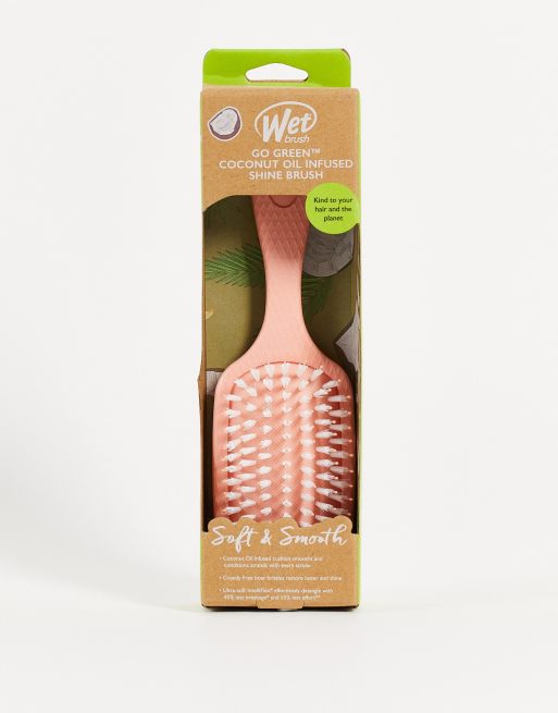 WetBrush - Go Green - Haarborstel voor behandeling en glans met kokosolie