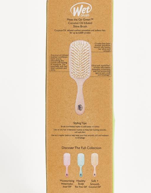 WetBrush – Go Green Treatment and Shine – Hårborste med kokosnötsolja, 4 av 4