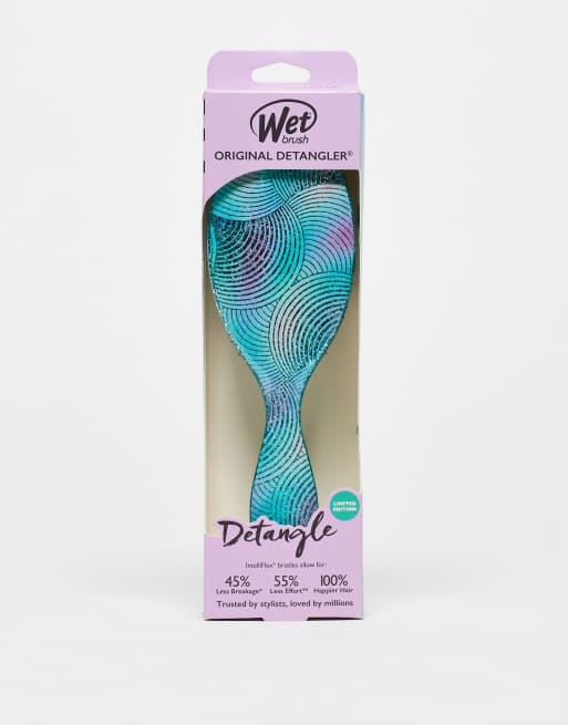 Wetbrush – Original Detangler Digital Daydream – Haarbürste zum Entwirren in Blaugrün
