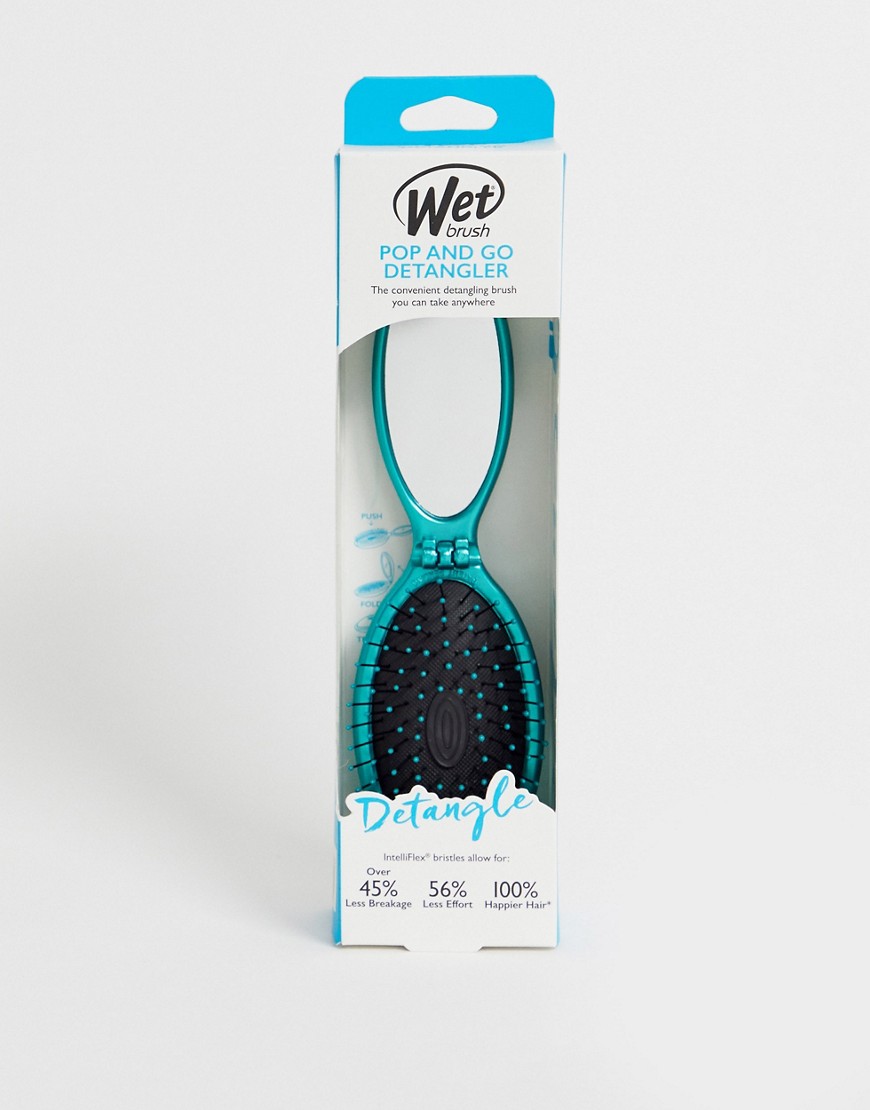 Wetbrush - Pop & Go - Haarbostel in blauwgroen-Zonder kleur