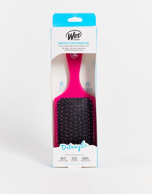 WetBrush – Różowa płaska szczotka do rozczesywania włosów