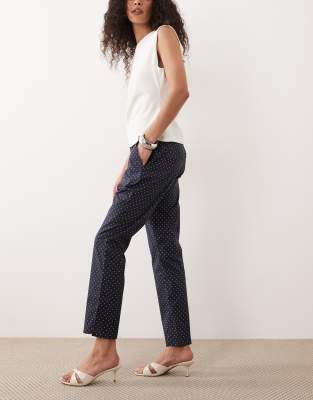 Weworewhat Button Front Pants In Blue