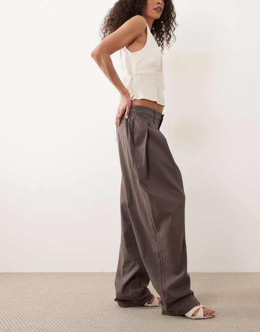 WeWoreWhat double belt pants in iron , 2 of 5