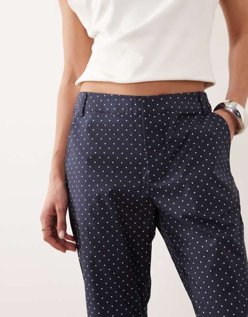 WeWoreWhat - Pantaloni blu navy con bottoni sul davanti, 3 di 5