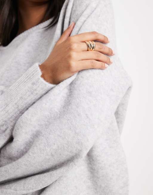 WeWoreWhat - Pull - Gris chiné, 2 de 4