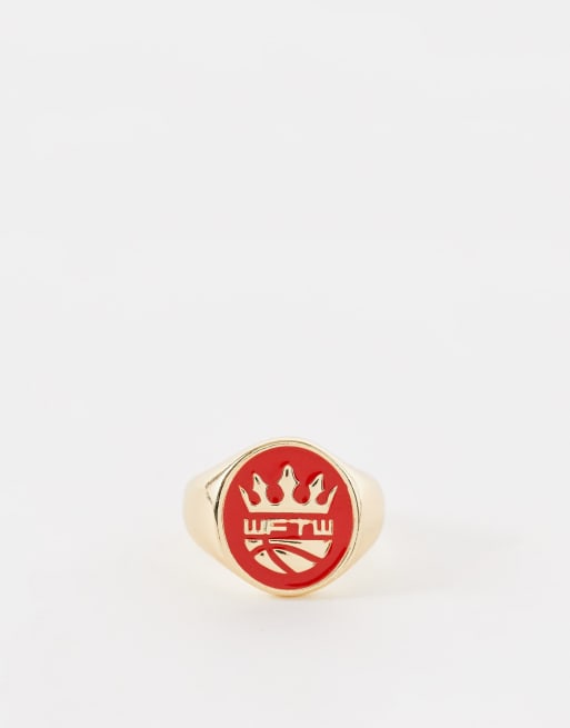 WFTW - Anello dorato con sigillo