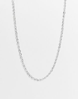WFTW Cascade chain necklace in silver
